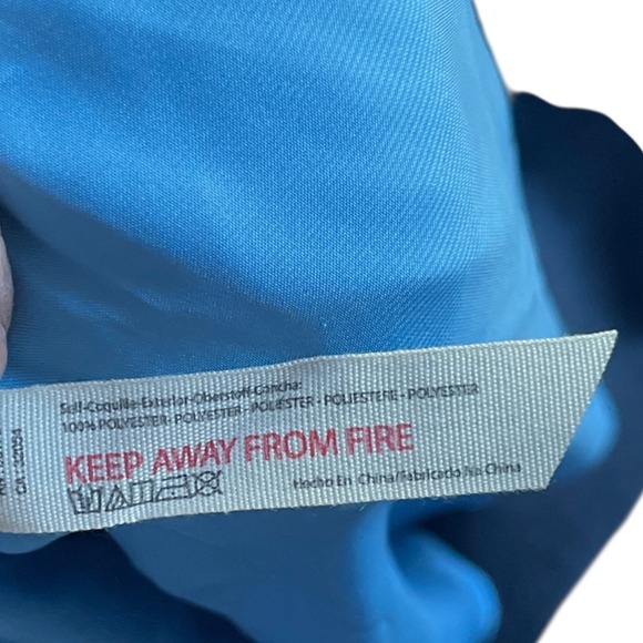 Free People Intimately Right This Way Bias Cut Blue Satin Slip Dress S - Picture 9 of 12